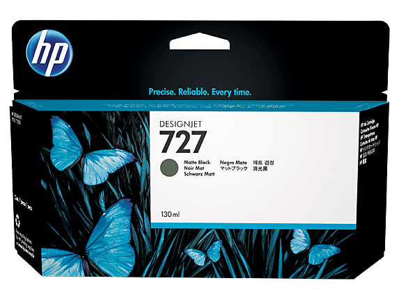 HP 727 130-ml Cyan Ink Cartridge (B3P19A) 618EL